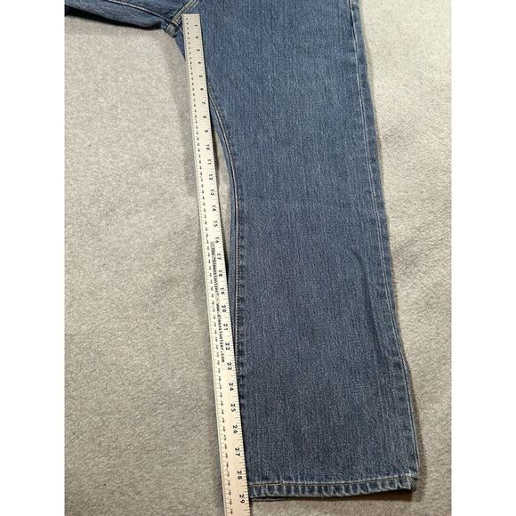Levi strauss 517 Jeans Mens W34 L29 Straight Leg Boot Cut Blue Denim - Picture 4 of 15